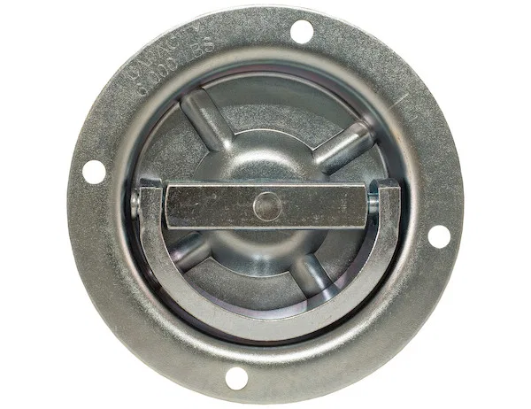 B901 – BUYERS PROD D-Ring, 2000 Pound Weight Rating/ 6000 Pound Minimum Breaking Strength Zinc Plated Rotates 360 Deg...